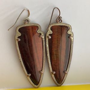 KS Rare Vintage Tigers Eye Skylar Earrings